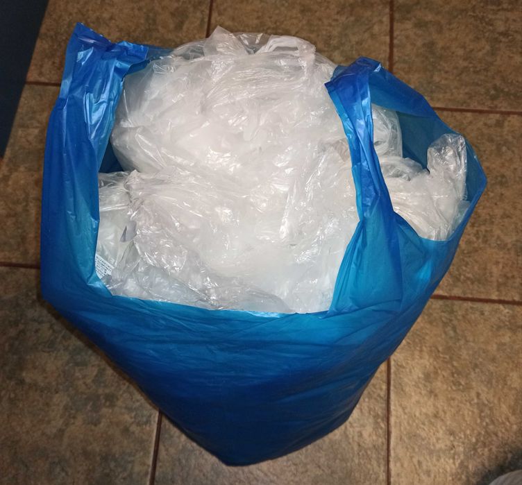 Oddam duży worek używanych zrywek reklamówek jednorazowych Rzeszów