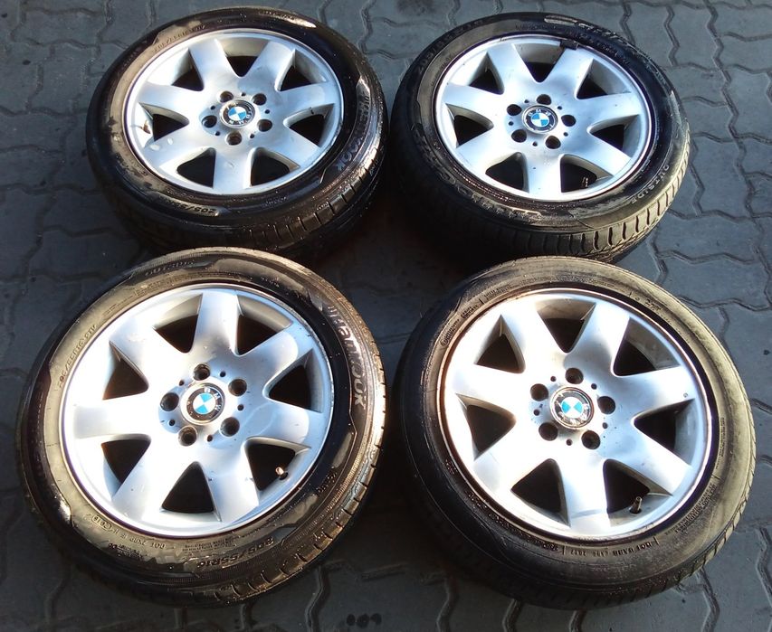 JANTES BMW R16 COM PNEUS 205/55 FURACÃO 5X120