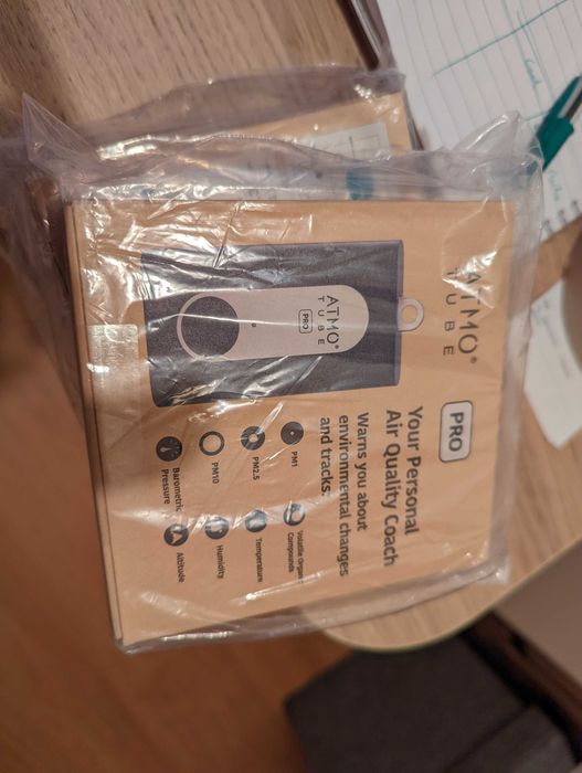 Atmotube Pro – Medidor de Qualidade do Ar (Novo, Selado)