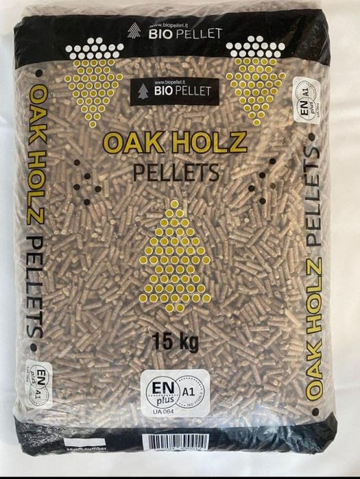 Certyfikowany PELLET PREMIUM dębowy OAK HOLZ Najwyższa Jakość