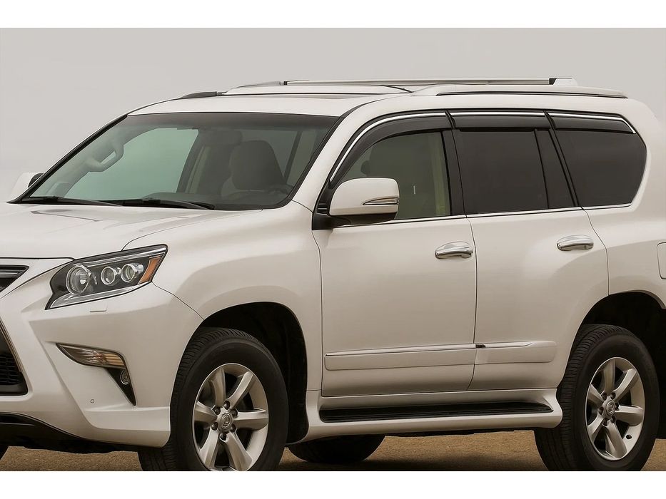 Lexus GX460 Вітровики з хромом Niken Luxury (6 шт)