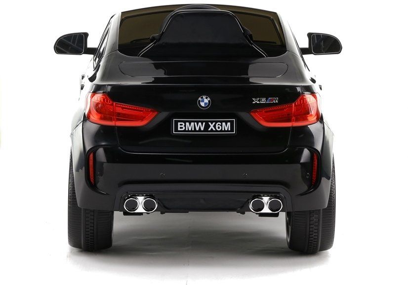 Auto Na Akumulator Bmw X6 Czarne Skóra, Eva