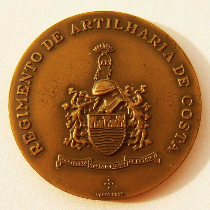 Medalha Bronze Regimento de Artilharia de Costa