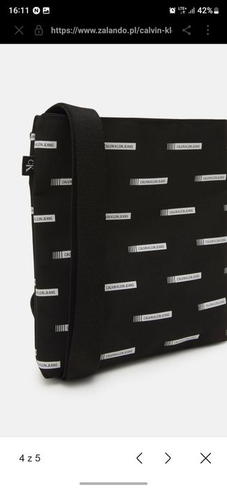 Nova saszetka Calvin Klein z metkami tanio