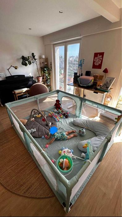 Parque Infantil COMOMY 200 x 180 x 66 cm (Cercadinho para Bebê)