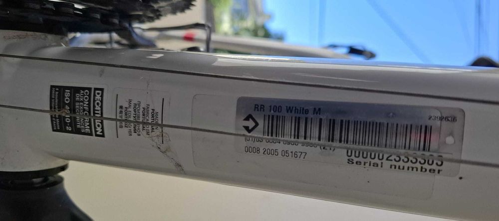 Bicicleta BTT Rockrider ST 100 Branca