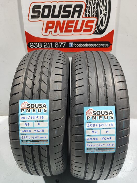 2 pneus semi novos 205-60R16 Good year - Oferta dos Portes