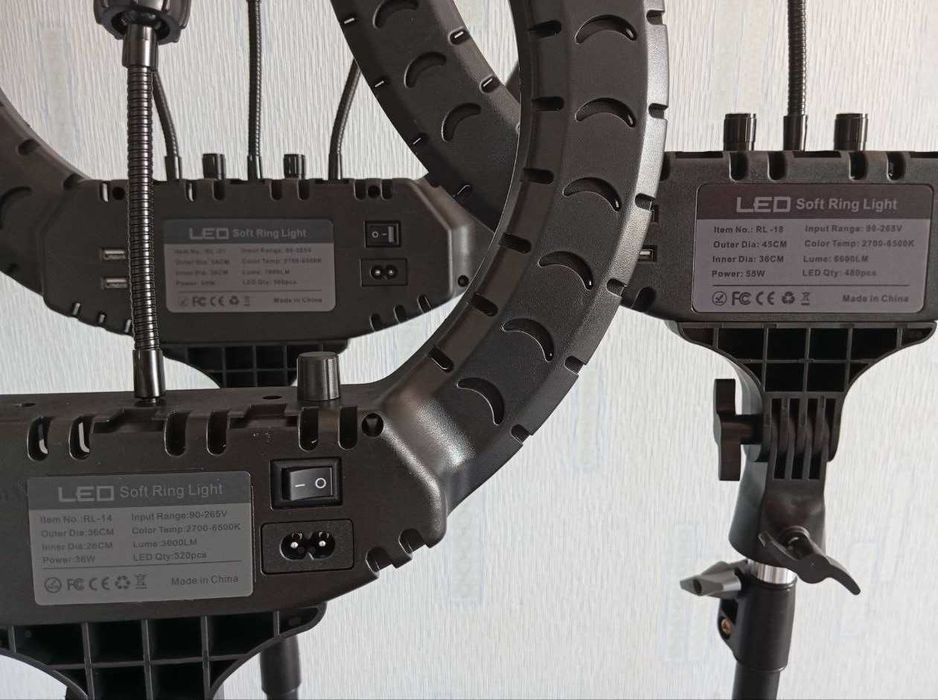 Кільцева лампа для перманенту лампа кольцевая для макияжа со штативом