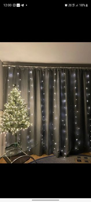 Гирлянда штора 3×3 usb