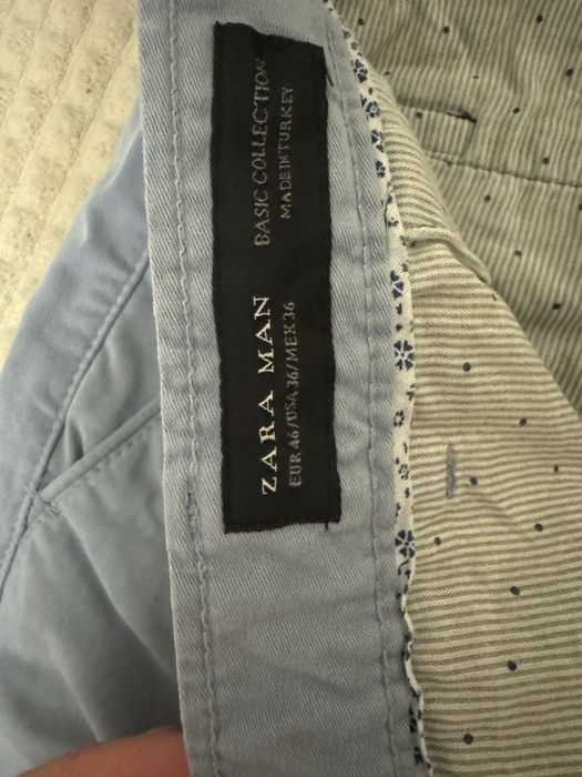 Штани zara голубі