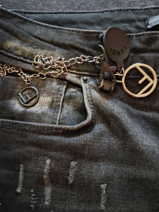 Spodnie jeansowe Fendi