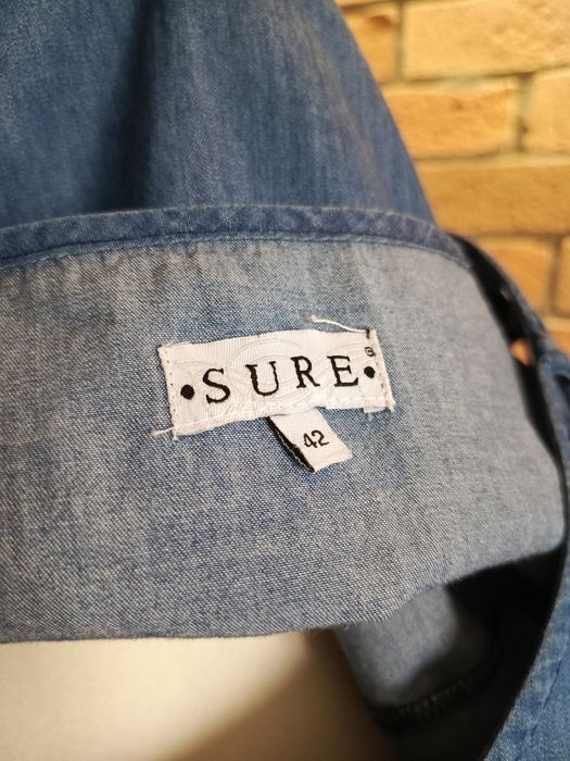 sukienka jeansowa SURE 42   bawełna casual boho lato codzienna