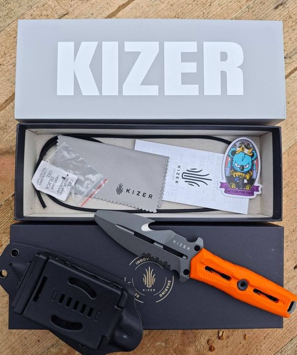 Kizer Norcross Nitro-V/G-10 ніж виживання ,рятівника з ножнами