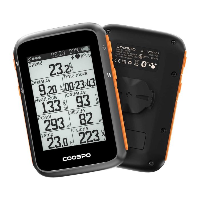 Велокомпьютер COOSPO BC200 + кріплення (GPS, ANT+, синх. Strava): 1 600 ...