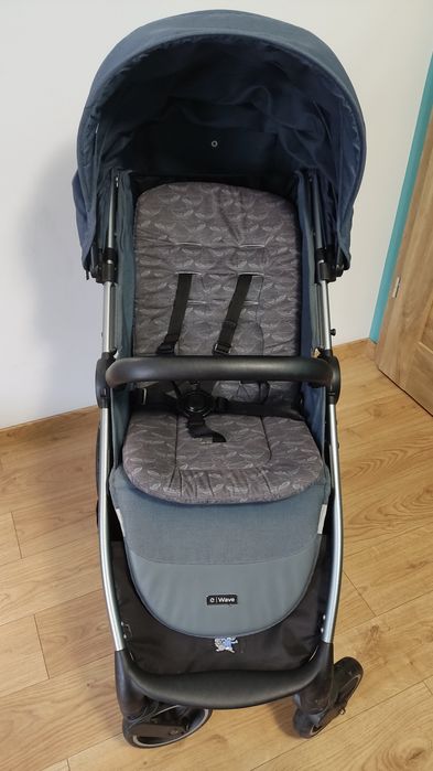 Wózek spacerowy z amortyzatorami 9kg Espiro Wave Navy Blue
