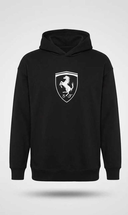 Bluza z kapturem Puma Ferrari damska czarna M