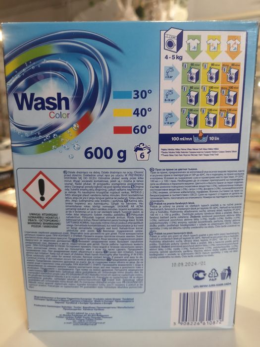 Proszek do prania Wash 600g