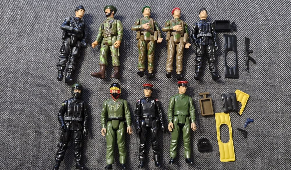 Figurki kolekcjonerskie G.I.Joe cena za 9 szt.