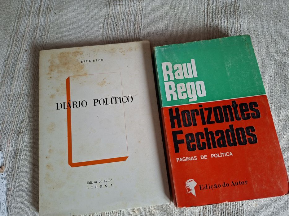 Raul Rego dois livros conjunto barato politica portuguesa