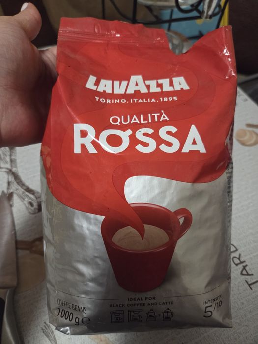 кава в зернах rossa