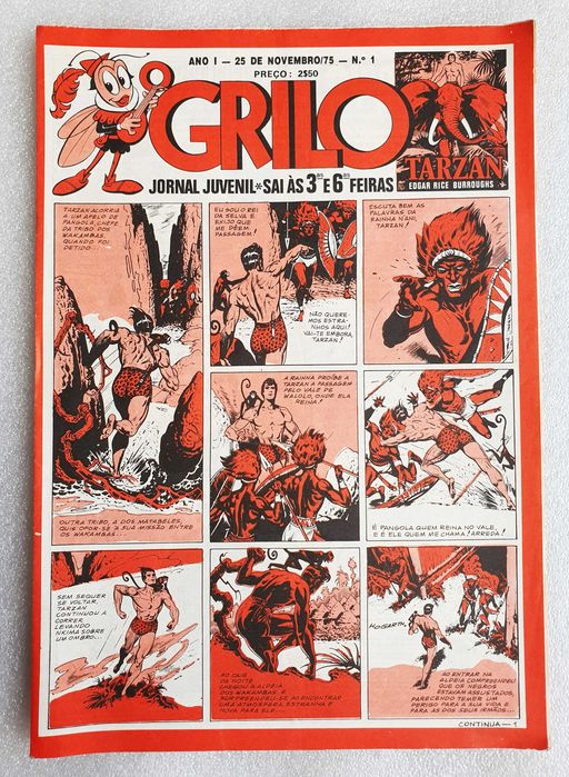 Antigos Livros BD ~ "COLEÇÃO GRILO" ~ Vários números disponíveis.