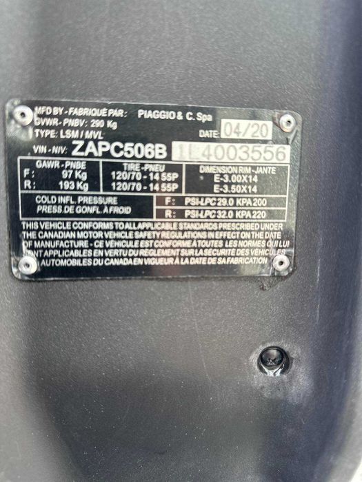 Продається скутер  Piaggio Typhoon 50 4T