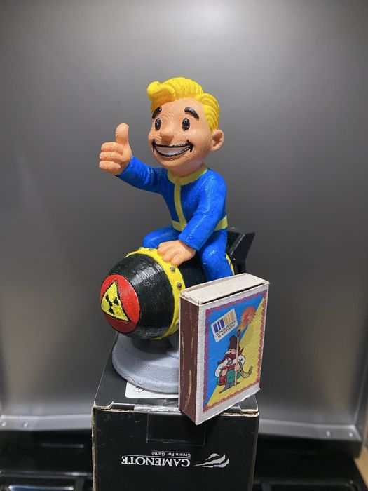 Фігурка Fallout Vault boy ручная робота 3д печать кастомная