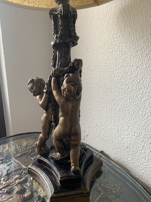 Candeeiro pintado à mão