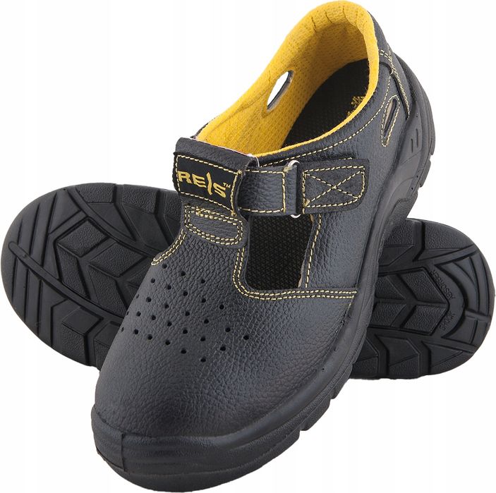 Buty bezpieczne / reis / czarno-żółty / rozmiar 45 / bryes-s-sb_45