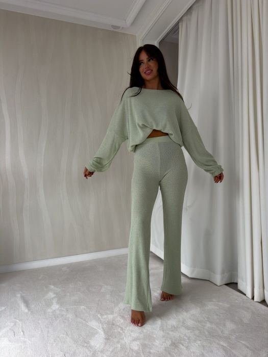 Komplet ByMe Angel XS S M różowy miętowy beżowy
