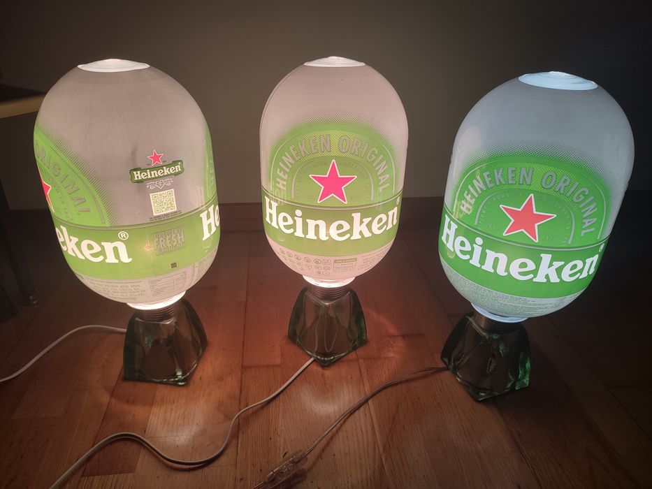 Candeeiros/ reclamos cerveja Heineken