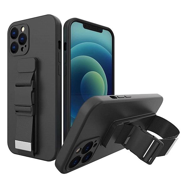 Rope Case silikonowe etui ze smyczą torebka smycz pasek do Samsung Gal