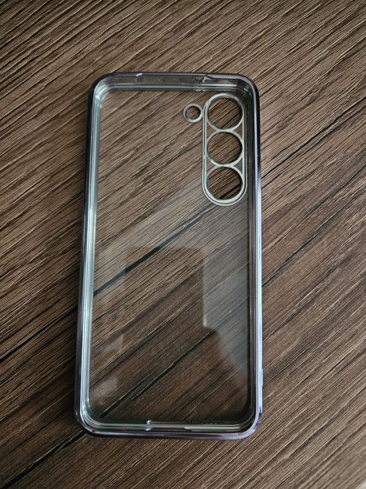Etui case do Samsung Galaxy S23 Nowe przezroczyste metalic fiolet
