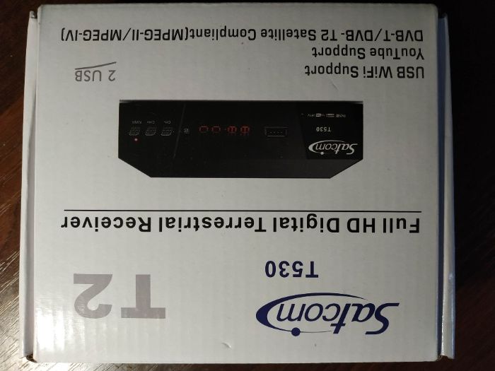 Satcom T530 надежный Т2 тюнер с поддержкой работы интернет приложений