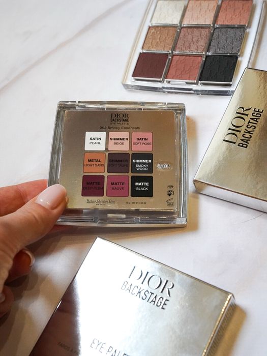 Палетка тіней dior backstage eye palette 002 smoky essentials: 850