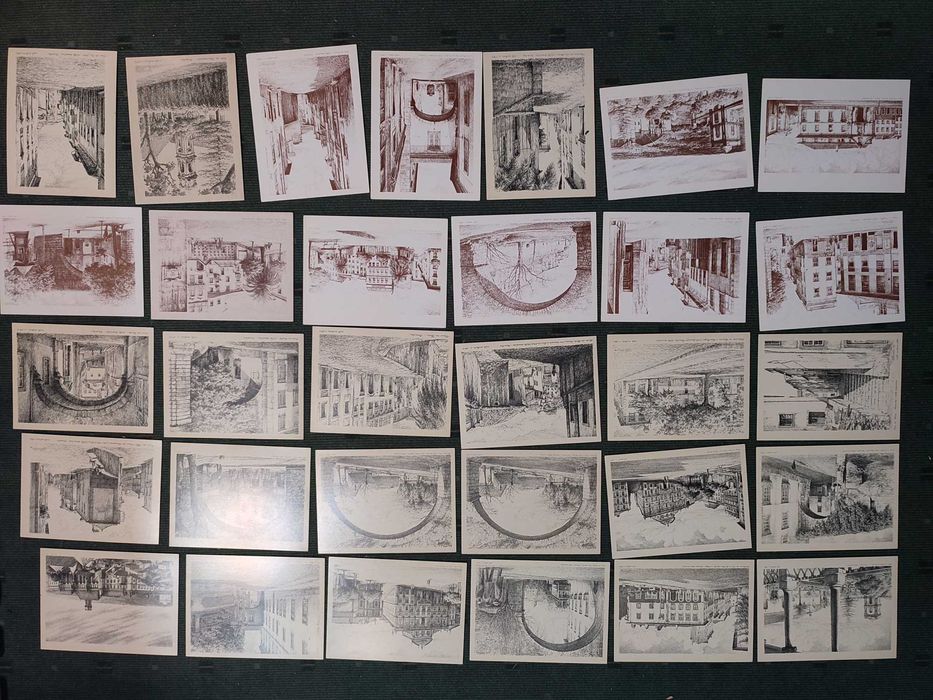 31 Postais Ilustrações Coimbra...Uma saudade