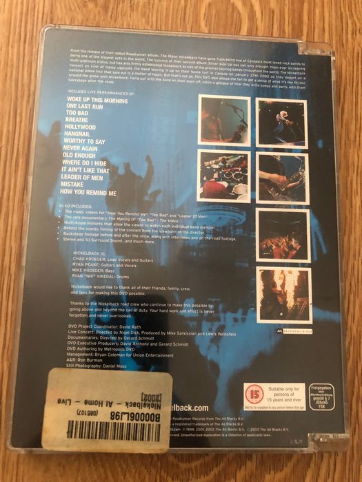 Nickelback - 3 DVDs