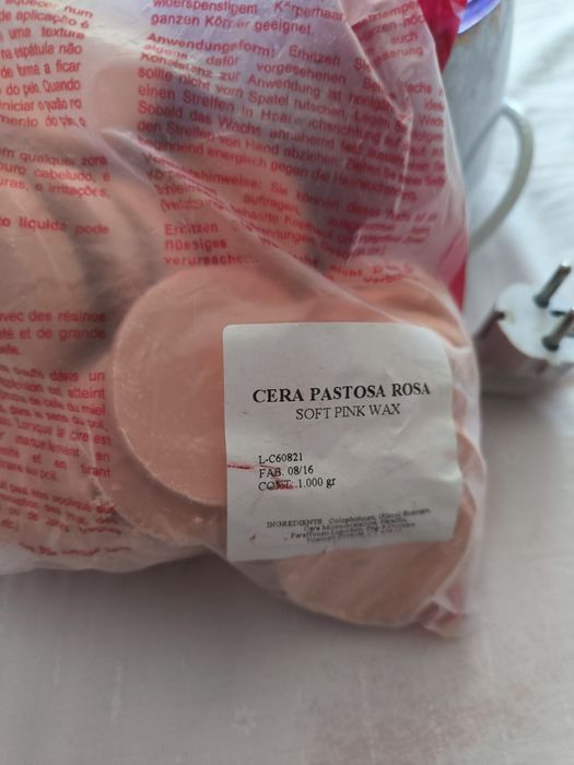 Cera + máquina depilação