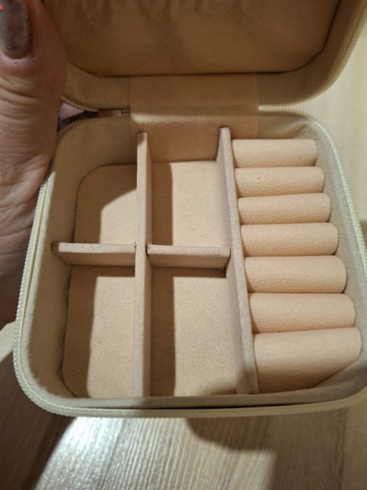 Органайзер скринька шкатулка для прикрас білий