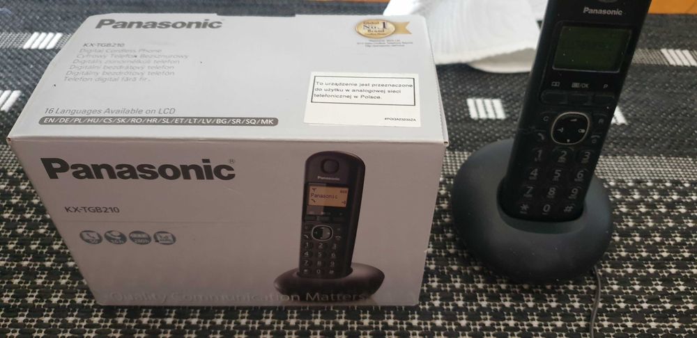 Telefon stacjonarny bezprzewodowy Panasonic KX-TGB210
