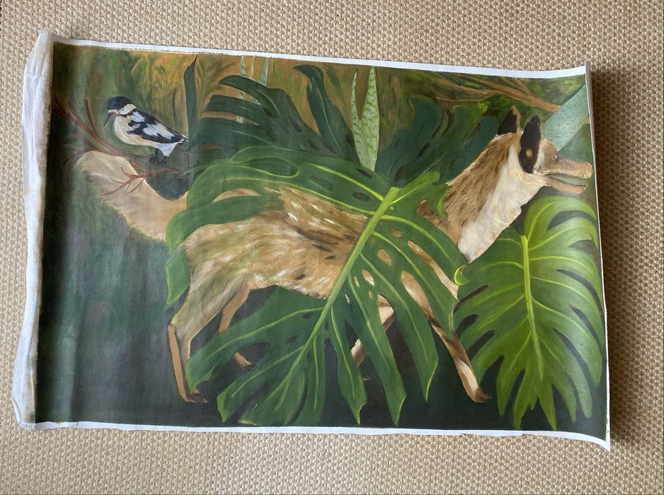 Várias telas em óleo,pintado á mao e assinadas,Novo