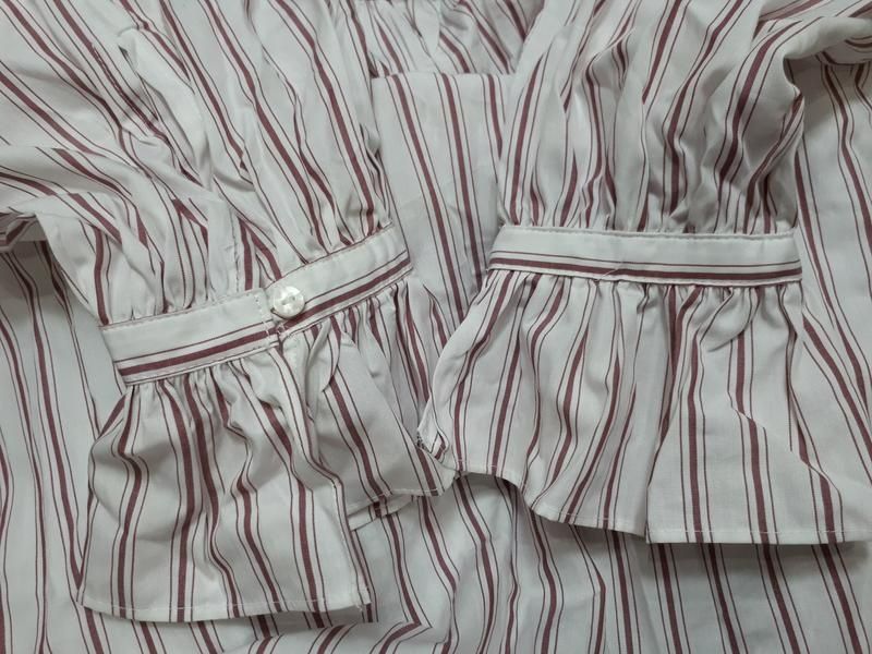 MANGO БЛУЗА новая натуральная полосатая блузка с поясом