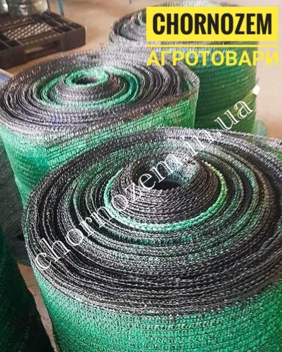 Сіра затіняюча сітка для огорожі, Серая сетка затеняющая с люверсами
