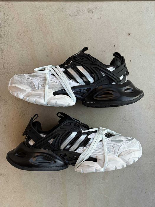 Кросівки Adidas Vento XLG Deluxe Black White / кроси Адідас Венто