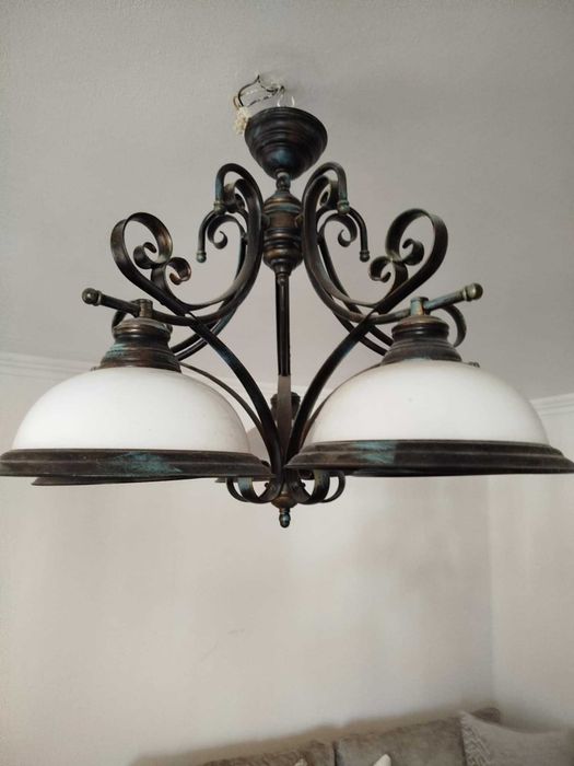 Żyrandol duży antyk