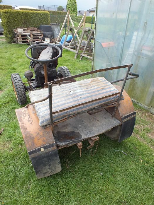 Kosiarka Traktorek Sam 7-KM Sprawny + Kurier ŚLĄSK