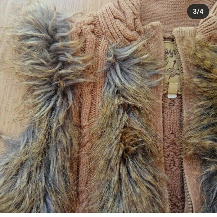 Colete de malha e pêlo Mayoral 6 anos