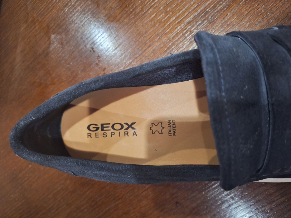 Чоловічі замшеві лофери від бренду Geox