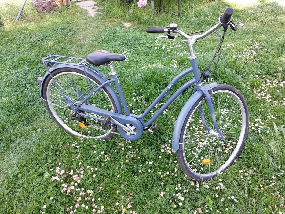 Rower miejski Elops 120 niska rama Decathlon wygodny