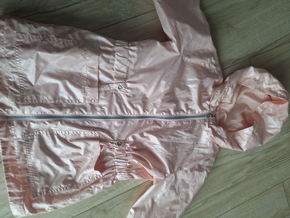 Kurtka wiosenna parka cienka dla dziewczynki 116